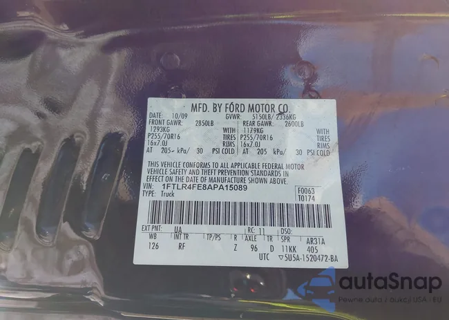 1FTLR4FE8APA15089: 44344690