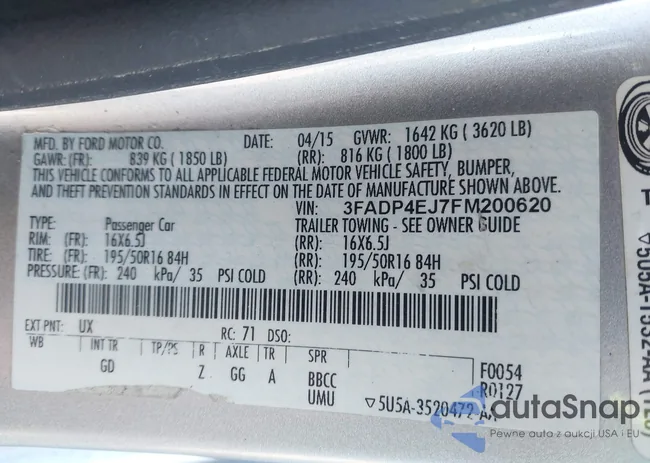 3FADP4EJ7FM200620: 44344787