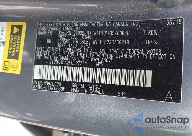 2T2BK1BA2FC327721: 44344832