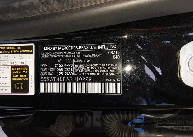 55SWF4KB5GU102791: 44345949