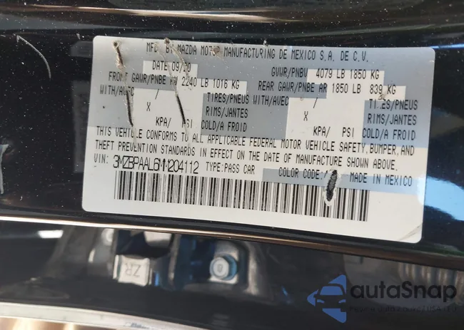 3MZBPAAL6MM204112: 44345980