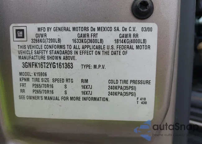 3GNFK16T2YG161363: 44346076