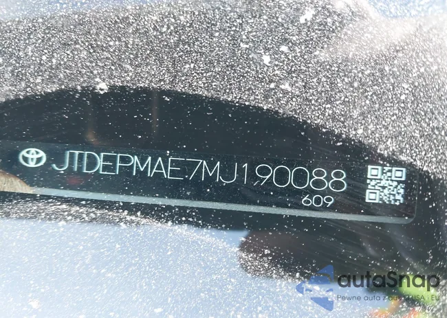 JTDEPMAE7MJ190088: 44346214