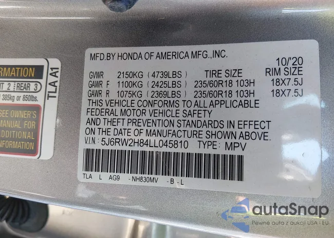 5J6RW2H84LL045810: 44346356