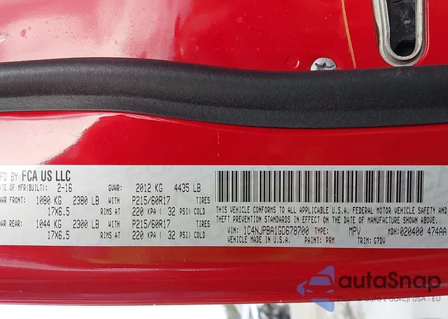 1C4NJPBA1GD678700: 44345606