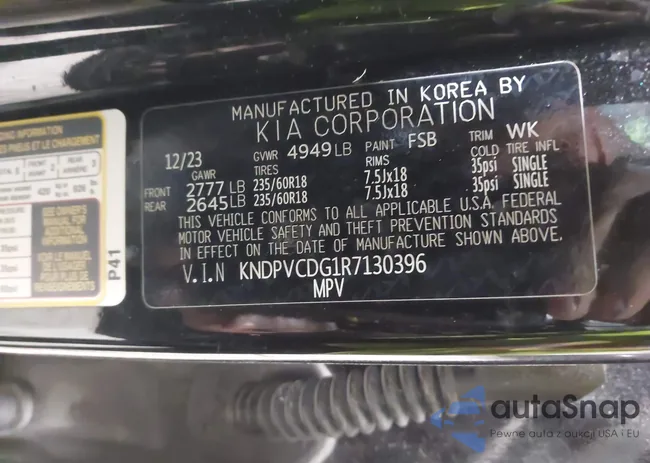 KNDPVCDG1R7130396: 44345803