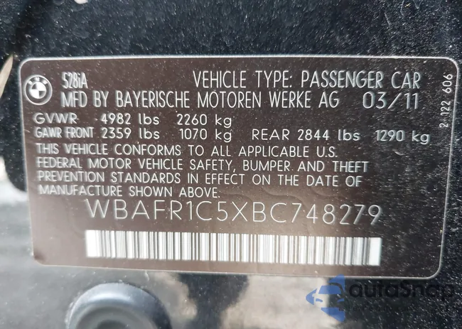 WBAFR1C5XBC748279: 44345836