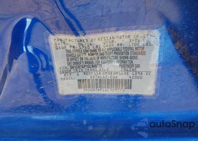 3N1CN7AP1GL909772: 44345903