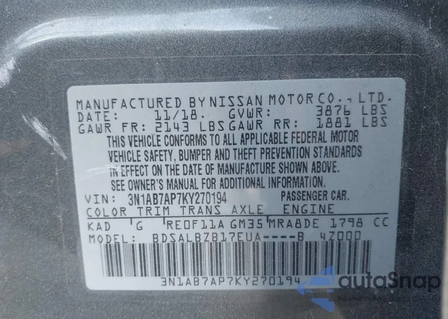 3N1AB7AP7KY270194: 44346968