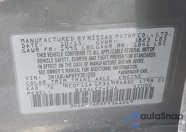 3N1AB7APXFY361269: 44347134