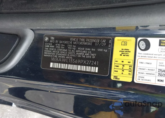 WBAWL13569PX27241: 44347173