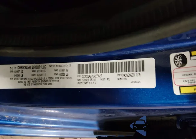 1C3CDZAB7EN199827: 44347315