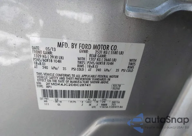 2FMDK4JC2DBC28741: 44347362