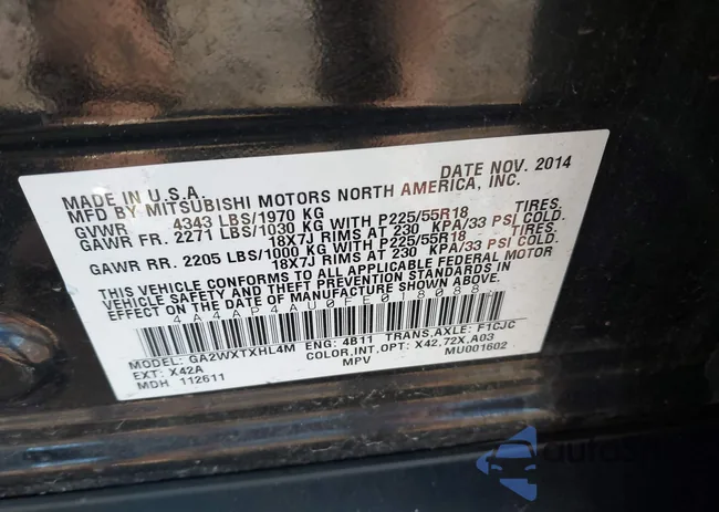 4A4AP4AU0FE018088: 44347449