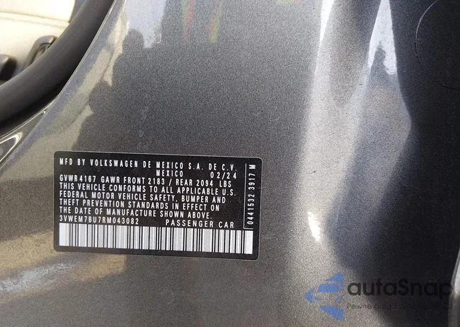 3VWEM7BU7RM043082: 44347453