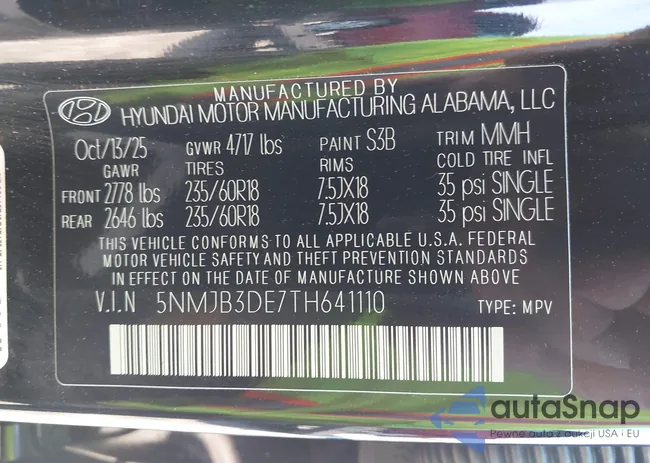 5NMJB3DE7TH641110: 44347466