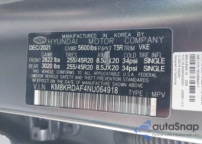 KM8KRDAF4NU064918: 44346593