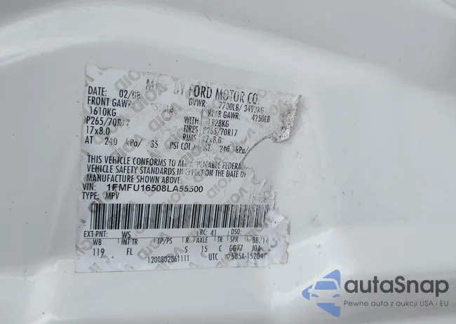 1FMFU16508LA55500: 44346637