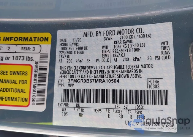 3FMCR9B67MRA10504: 44348014