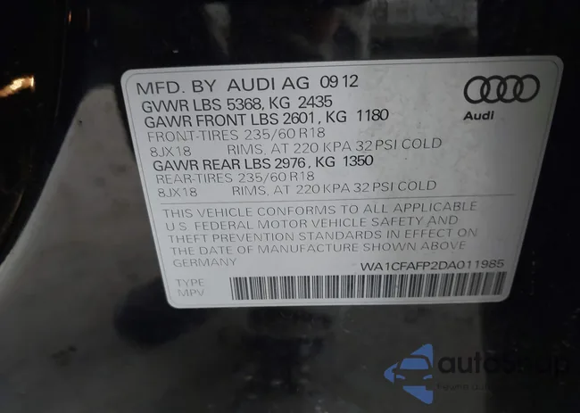 WA1CFAFP2DA011985: 44348061