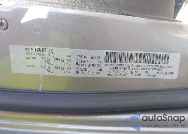 2C4RDGEG7KR511210: 44348233