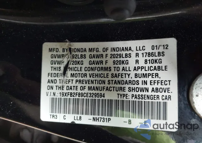 19XFB2F89CE329594: 44348419