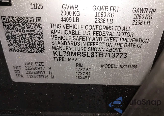 KL79MRSL8TB113773: 44348502