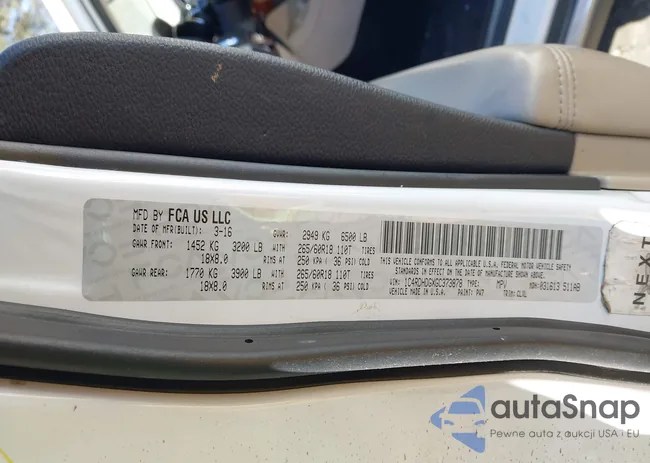 1C4RDHDGXGC373878: 44347548