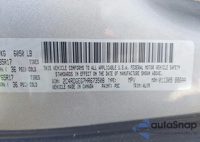 2C4RDGEG7HR673508: 44347584