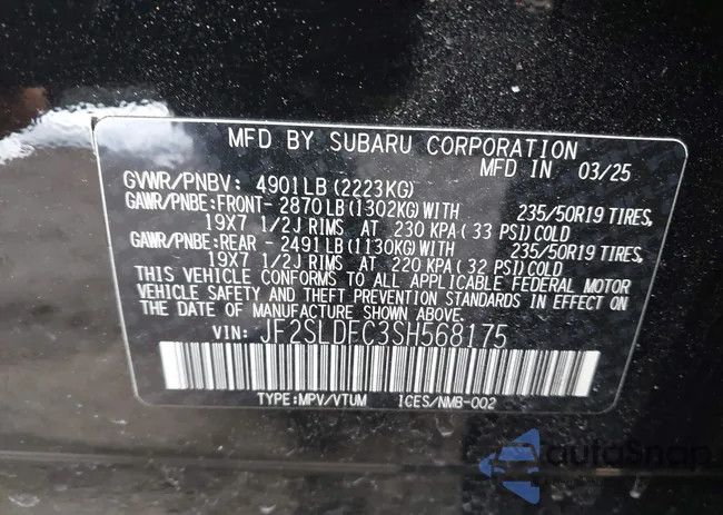 JF2SLDFC3SH568175: 44347640