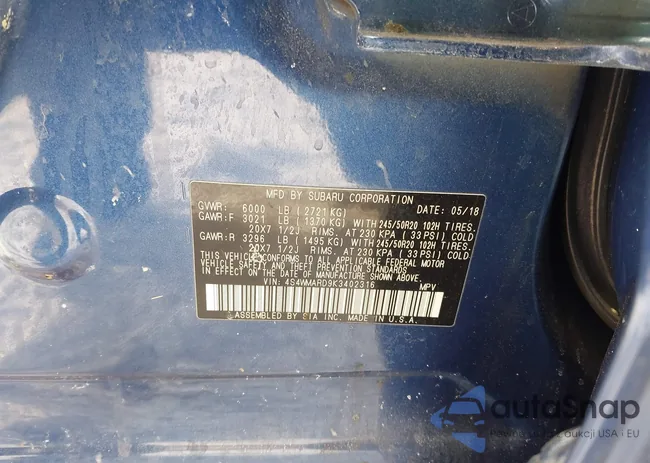 4S4WMARD9K3402316: 44347700