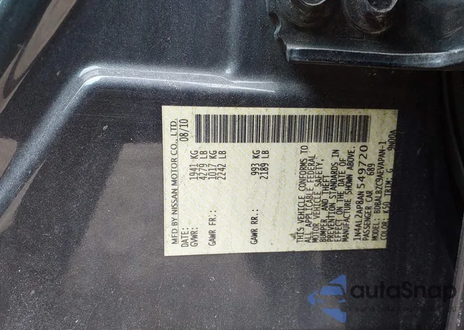 1N4AL2AP8AN549720: 44347773