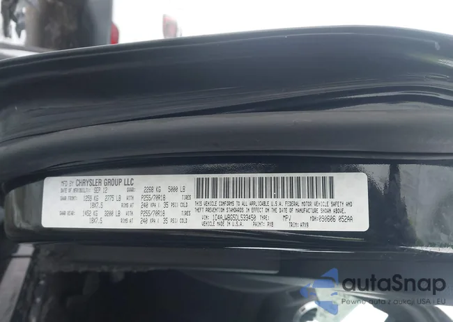 1C4AJWBG5DL533450: 44347823