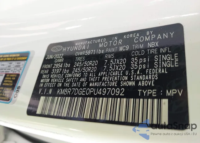 KM8R7DGE0PU497092: 44349003