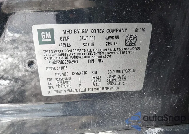 KL4CJFSB8GB643961: 44349030