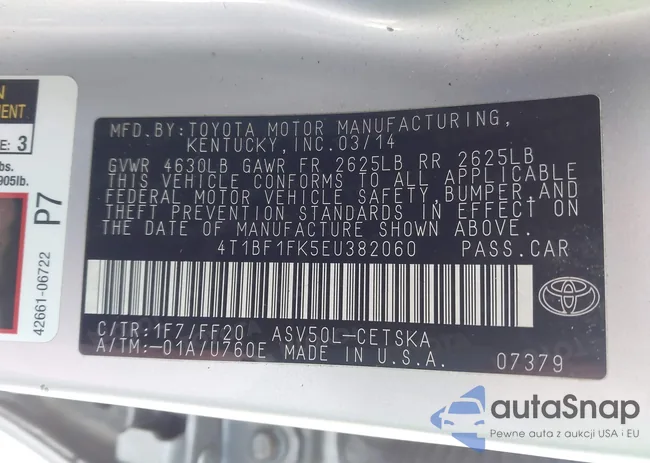 4T1BF1FK5EU382060: 44349053