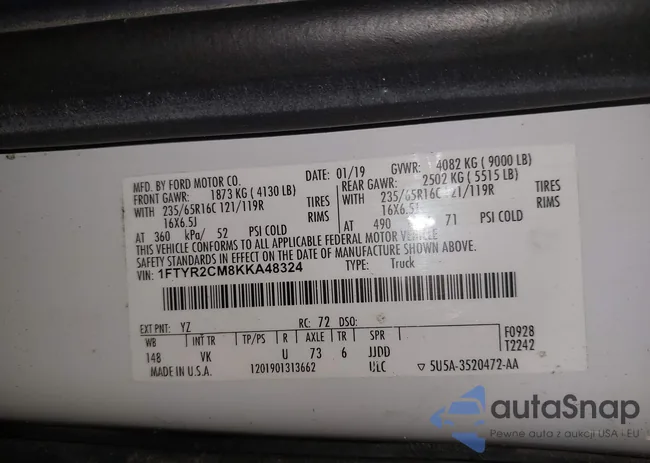 1FTYR2CM8KKA48324: 44349175