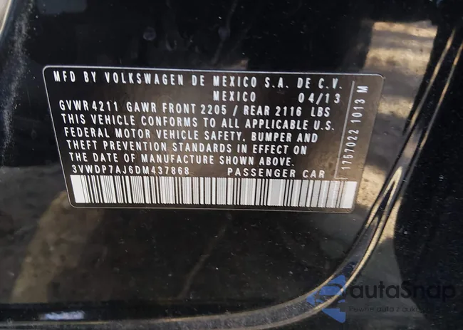 3VWDP7AJ6DM437868: 44349208