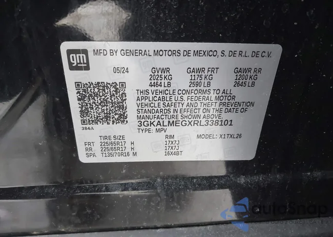 3GKALMEGXRL338101: 44348562