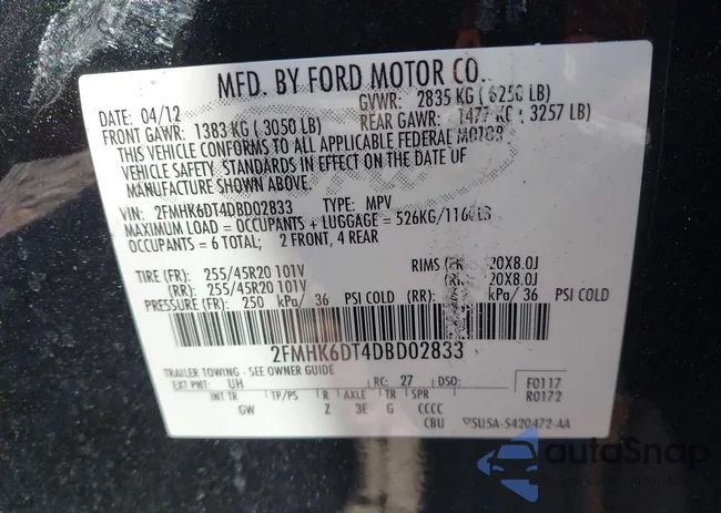 2FMHK6DT4DBD02833: 44348627