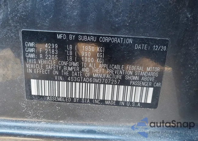 4S3GTAD60M3707257: 44348641