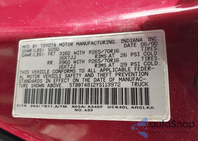 5TBBT4812YS113972: 44348652