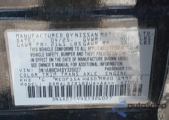 3N1AB8CV4SY326027: 44348707