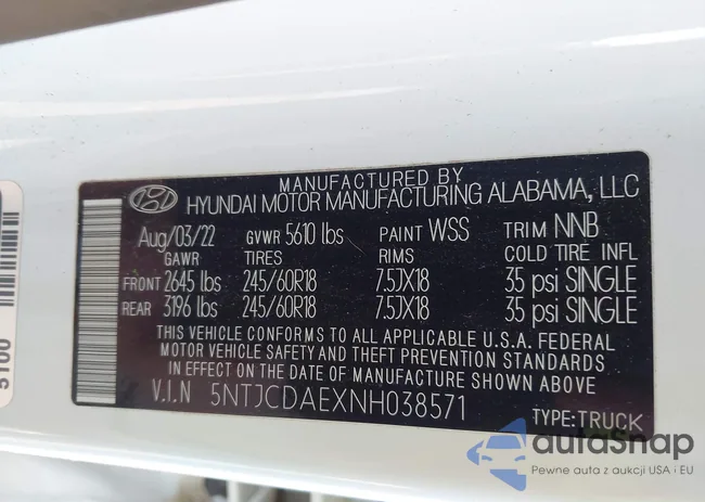 5NTJCDAEXNH038571: 44348900