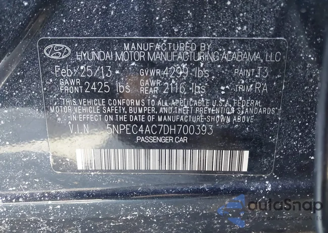 5NPEC4AC7DH700393: 44348922