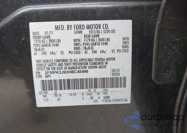2FMPK3J93HBC45498: 44350031