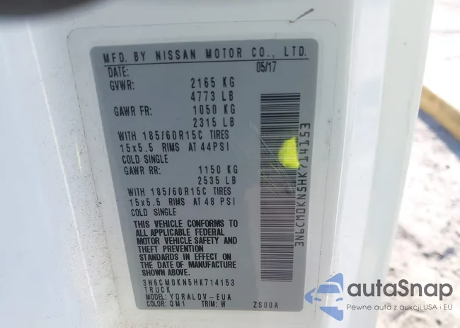 3N6CM0KN5HK714153: 44350123