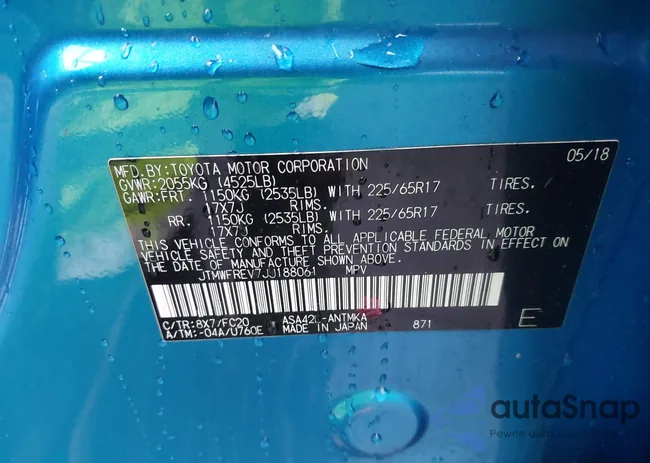 JTMWFREV7JJ188061: 44350131