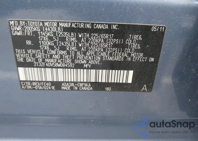 2T3ZF4DV5BW084592: 44350183