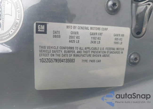 1G2ZG57N994135683: 44350341